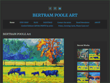 Tablet Screenshot of bertrampoole.com